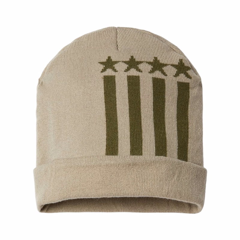 USA-Made Patriotic Cuffed Beanie - RK12