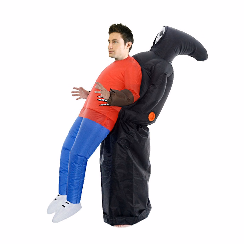 Halloween Horro Inflatable Skull Suit Costume