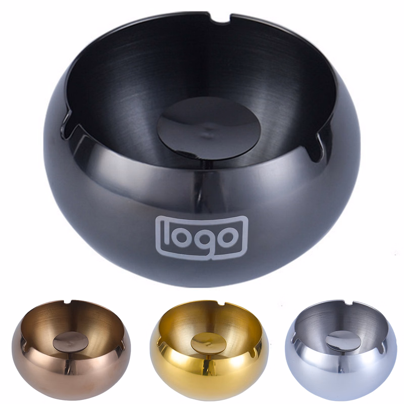 Stainless Steel Cigarette Round Ashtray