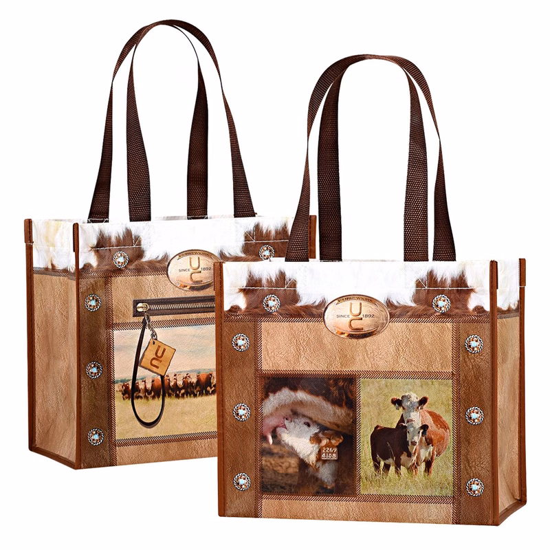 Top-Notch Full-Color Laminated Non-Woven Promotional Gift Bag 12"x10"x6"