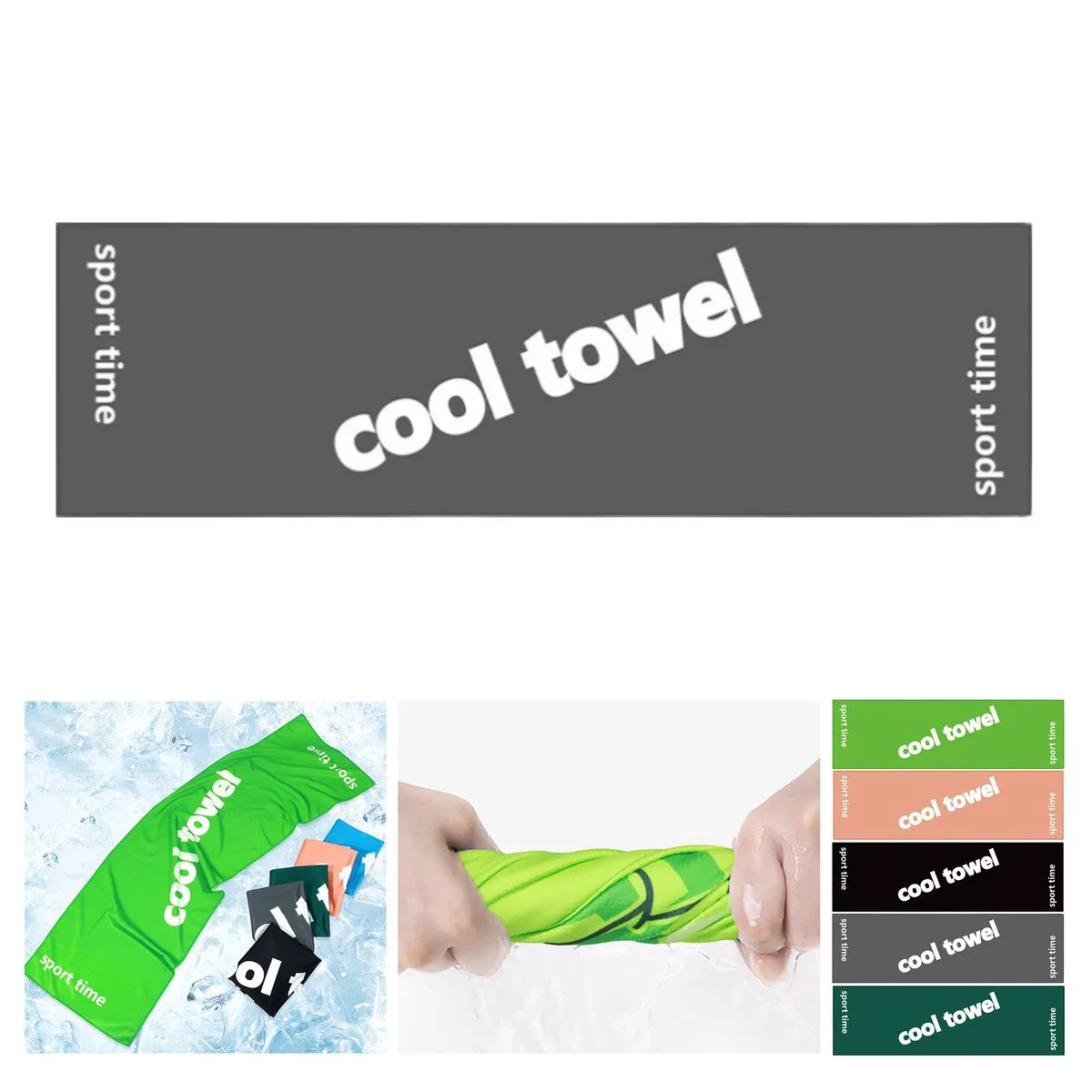 Polyester Quick Dry Fitness Cooling Towel 1