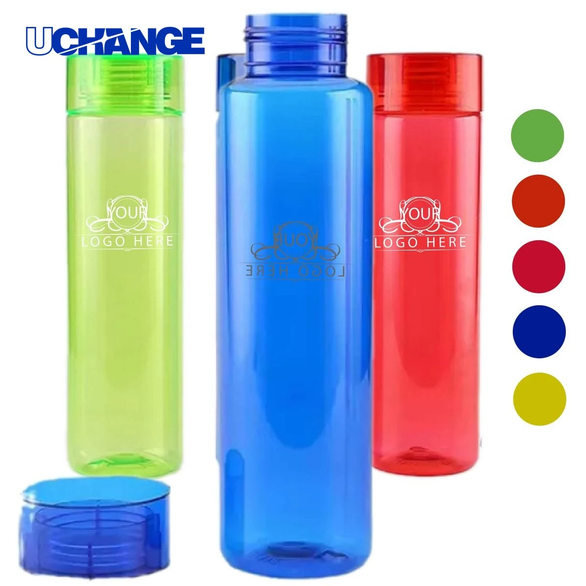 Plastic Water Bottle Container (30 oz) 1
