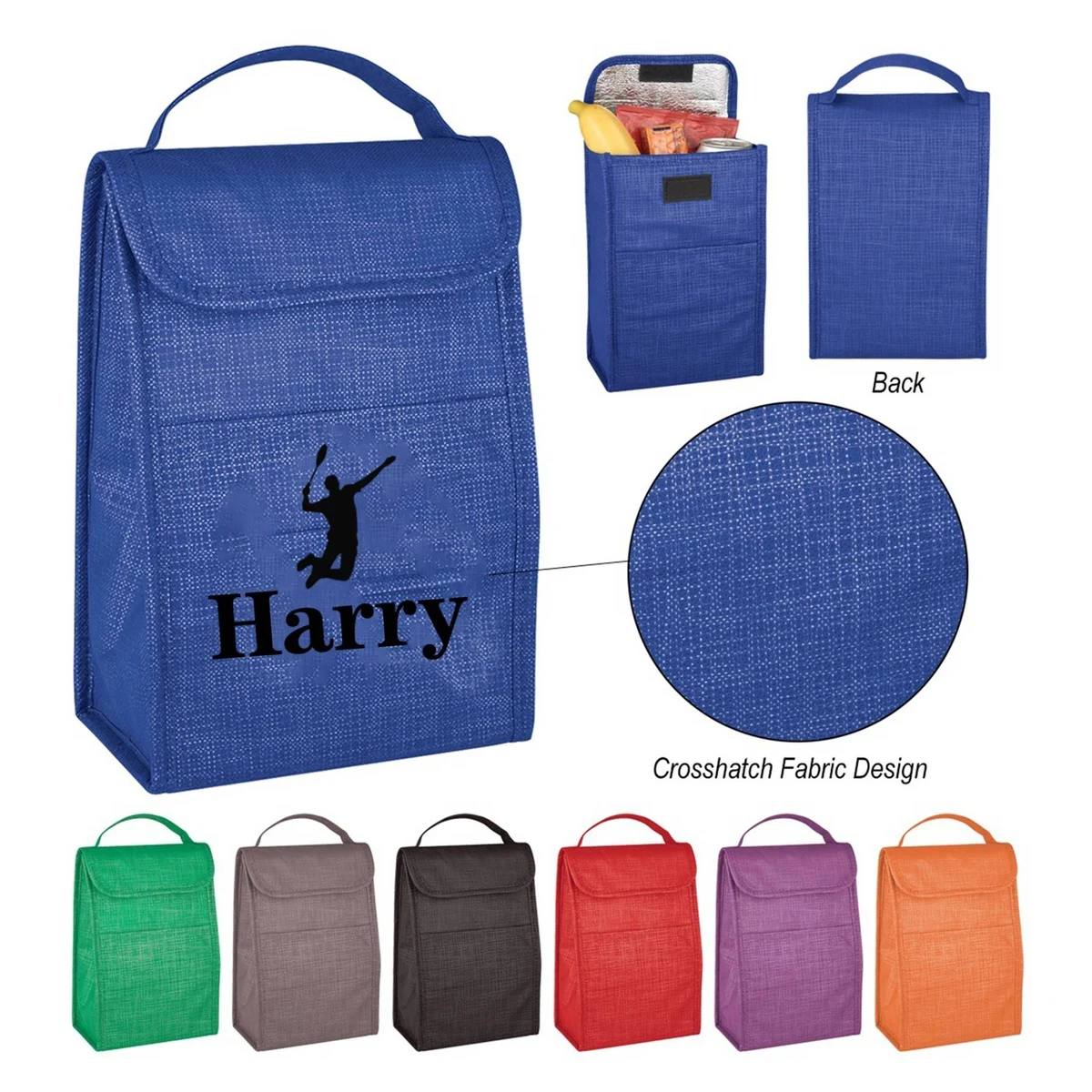 Custom Non-Woven Insulated Lunch Tote Bag 1