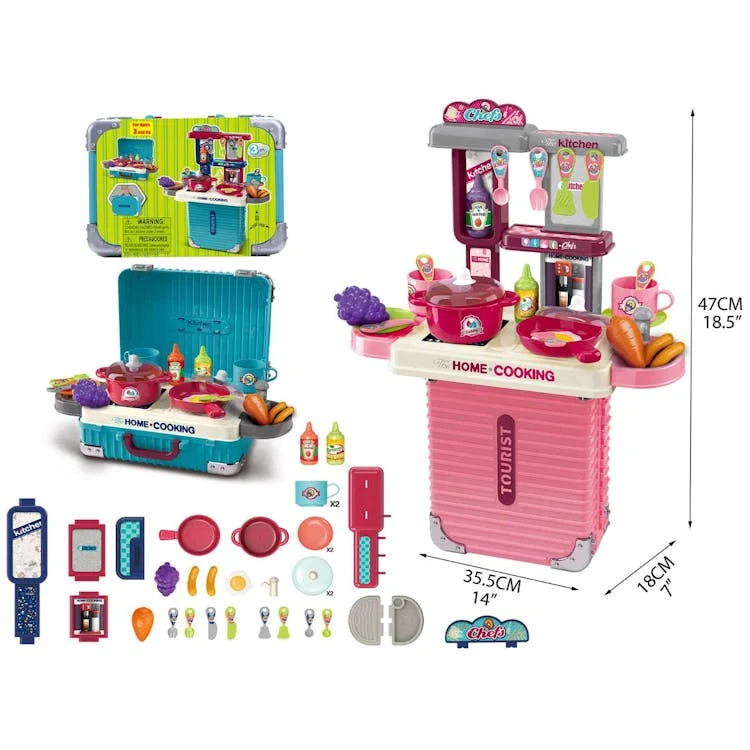 Home Cooking 3-in-1 Kitchen Playset with Accessories 1