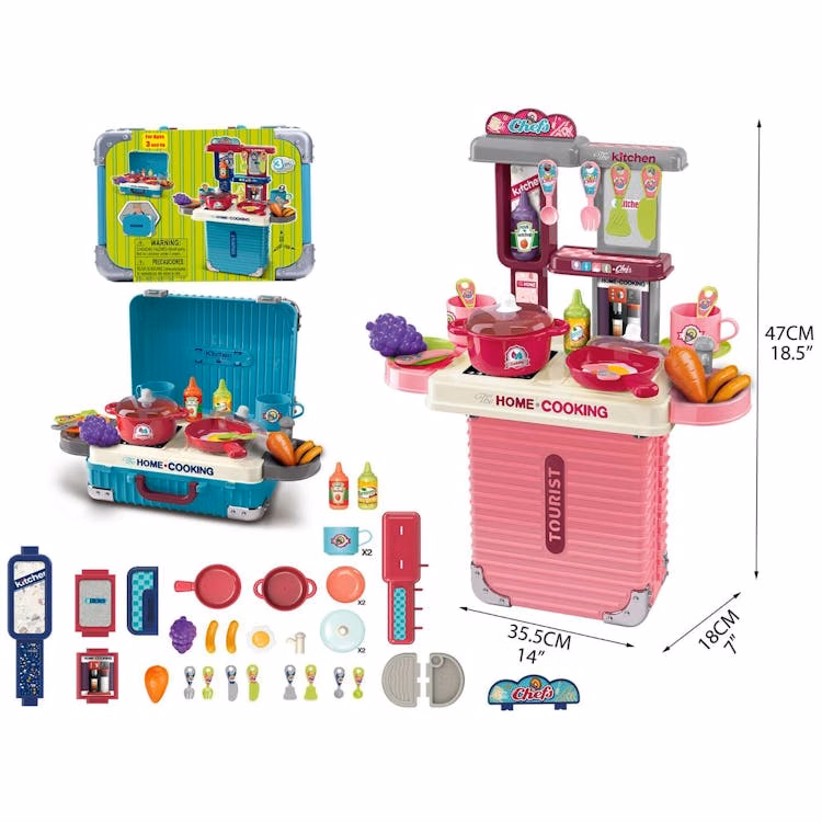 Home Cooking 3-in-1 Kitchen Playset with Accessories