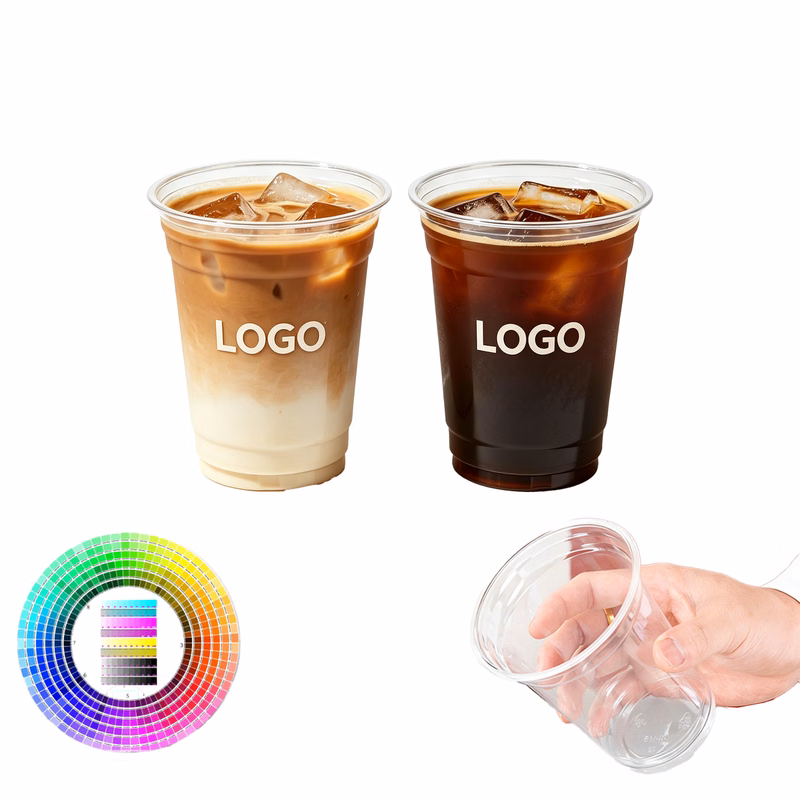 Clear 16oz PET Disposable Drinking Cup