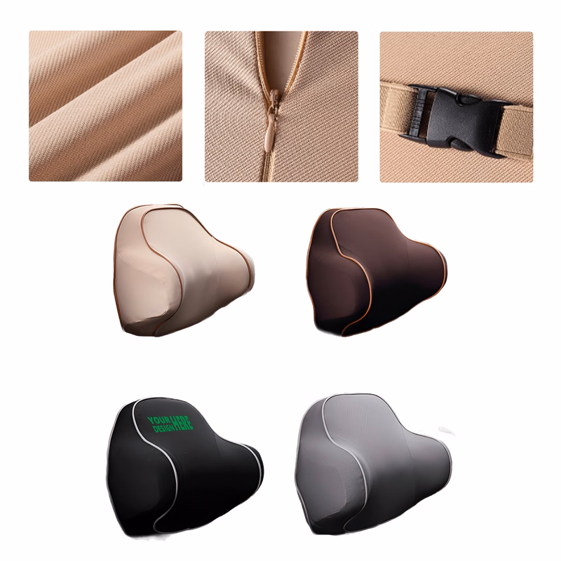 MOQ50 Comfortable Memory Foam Car Neck Pillow for Travel