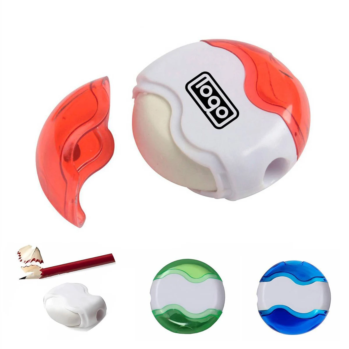 School Student Circular Pencil Sharpener Eraser 1