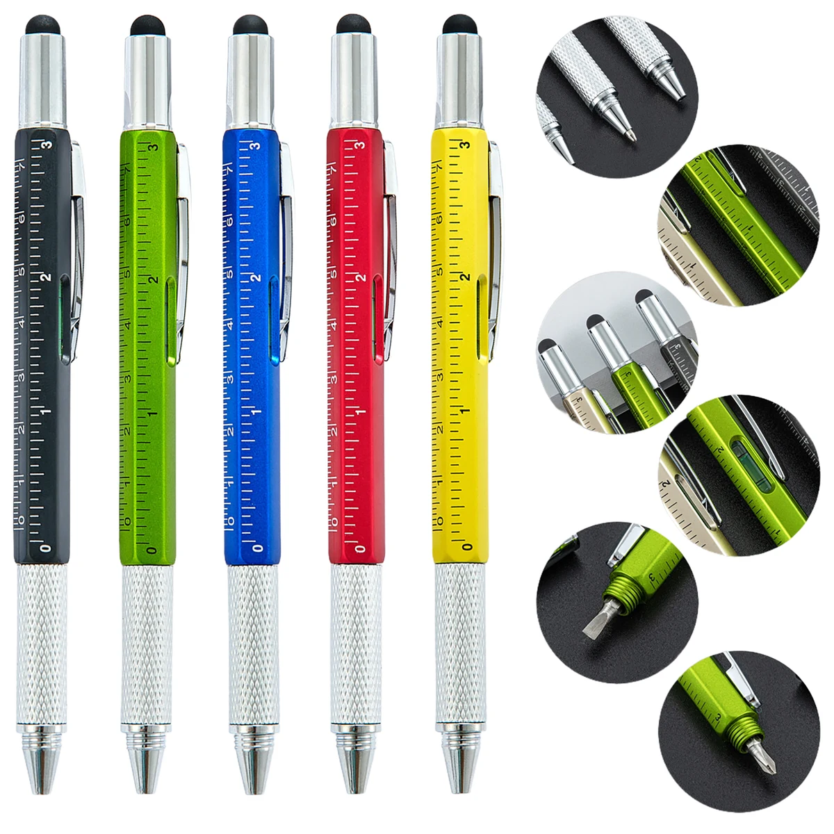 Multifunction Stylus Pen with Bubble Level Measurement 1