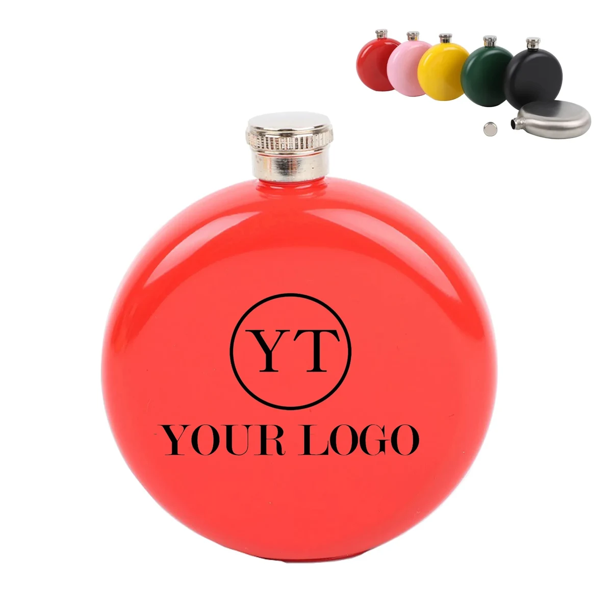 5oz Round Booze Shot Flask 1