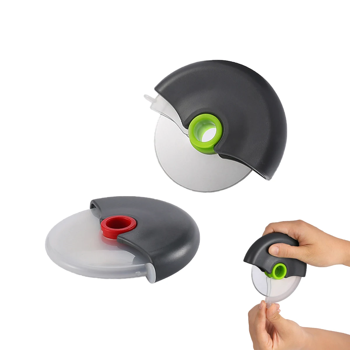 Pizza Cutter Wheel With Protective Blade Cover 1