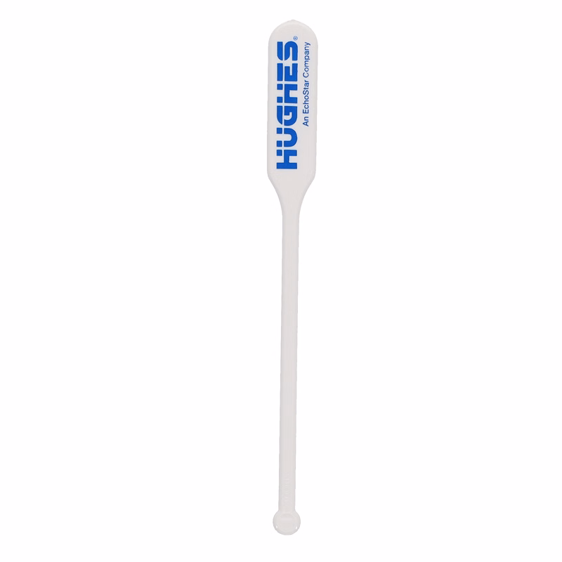 Plastic Drink Stirrer 6.000" Paddle White Tradition Print