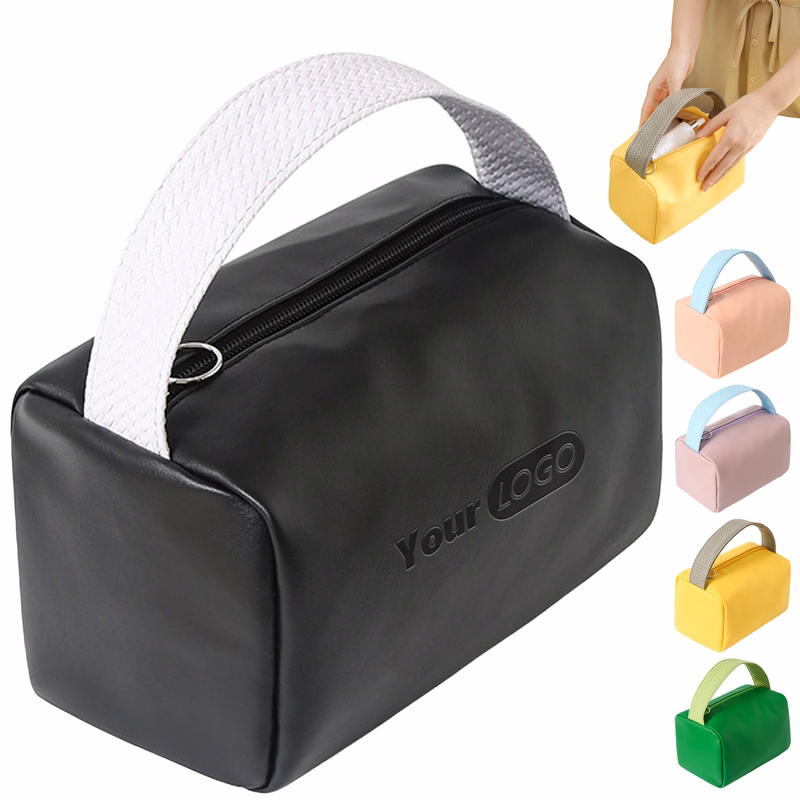 Pu Large Capacity Portable Makeup Bag