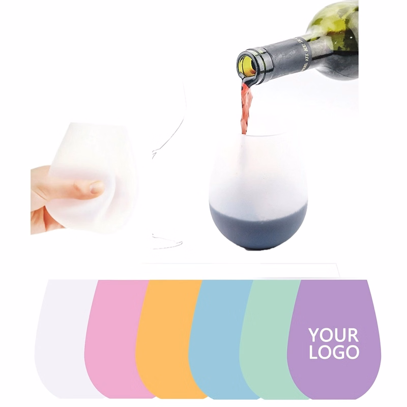 Out door Unbreakable Silicone Wine Cups 12 OZ