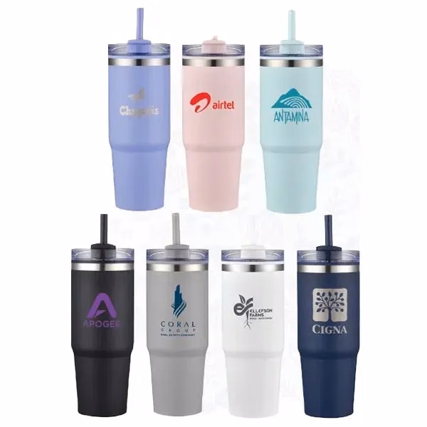 30 Oz. Savvy Tumbler with Straw
