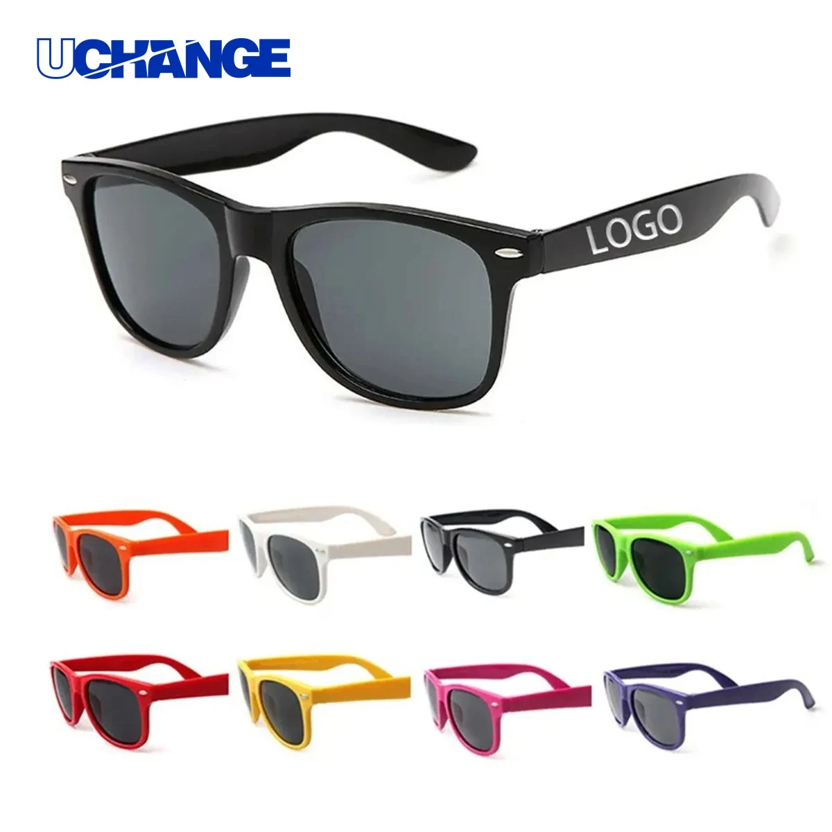 UV-Protective Retro Sunglasses Made from Recycled Plastic 1