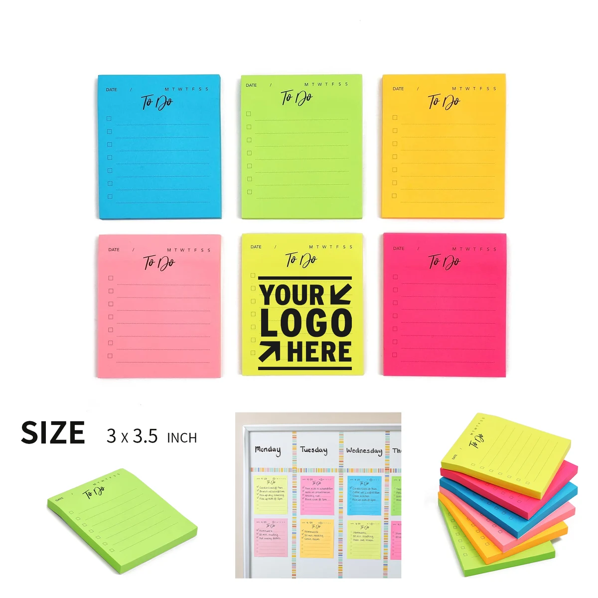 3" x 3.5" 70 Sheets Sticky Note 1