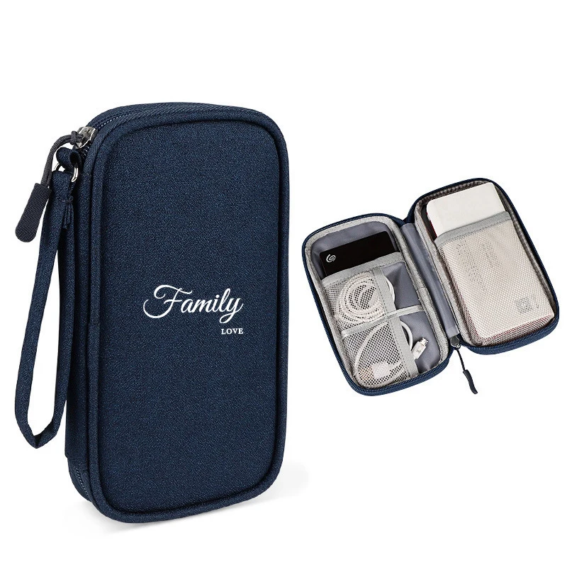 Custom Logo Tech Accessory Organizer Pouch 1