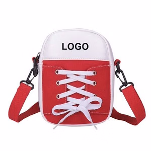 Paneled Canvas Crossbody Bag