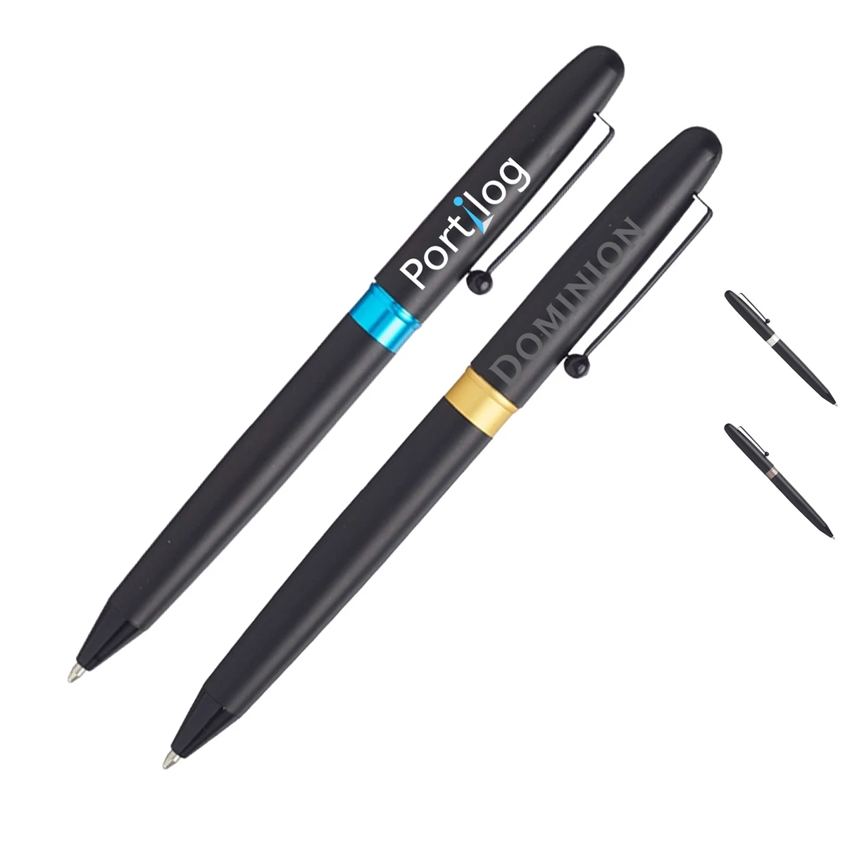 Sleek Metal Barrel Style Pens 1