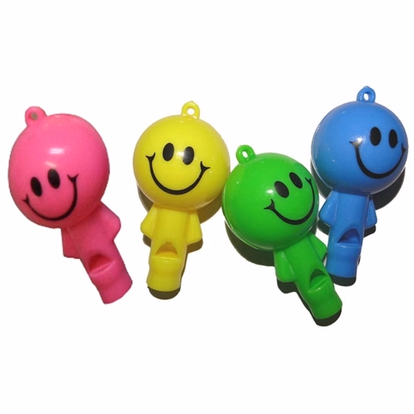 Smiling Baby Plastic Whistle
