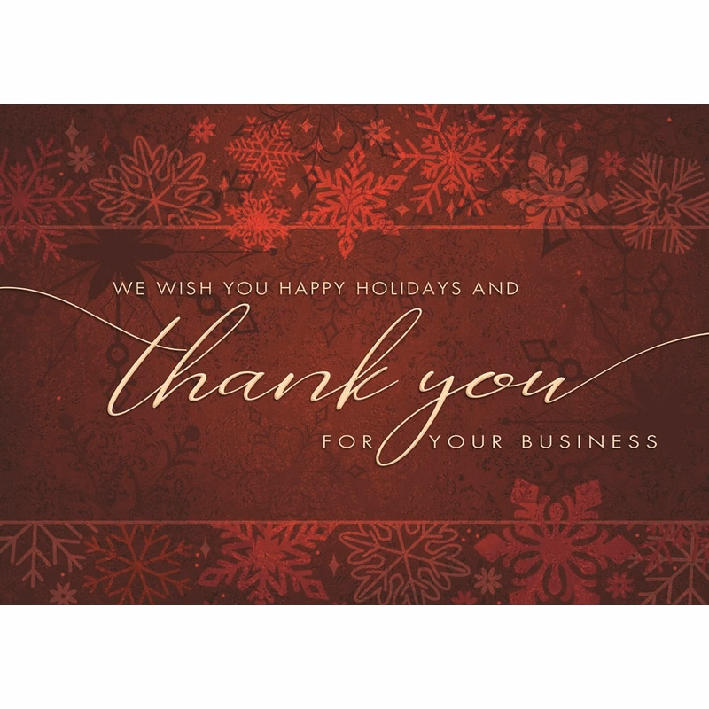 Deep Thanks Holiday Cards