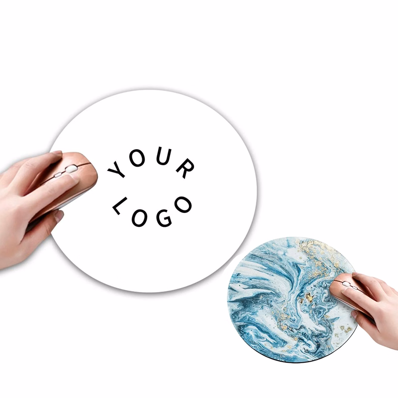 Portable Round Mouse Pad for School or Clinic Use
