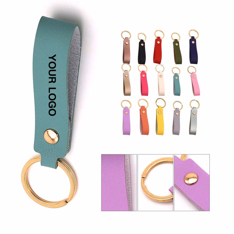 Elegant Leather Keychain Lightweight and Portable