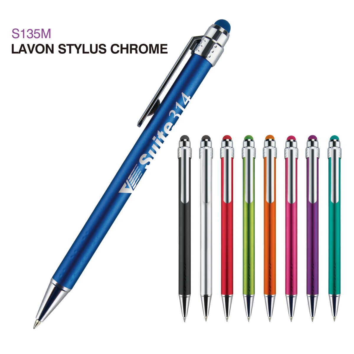 Lavon Stylus Chrome Pen 1