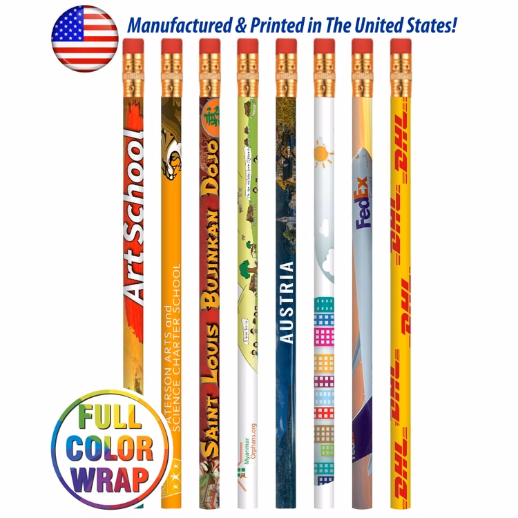 Full Color Wrap Pencil High Quality