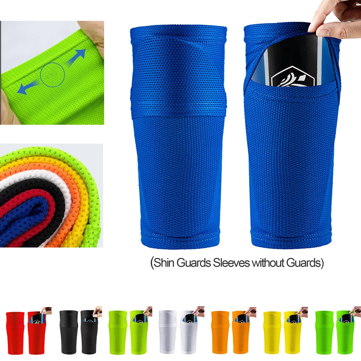 Elastic Soccer Shin Guards Sleeves 1