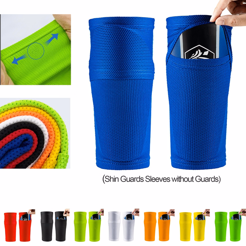 Elastic Soccer Shin Guards Sleeves
