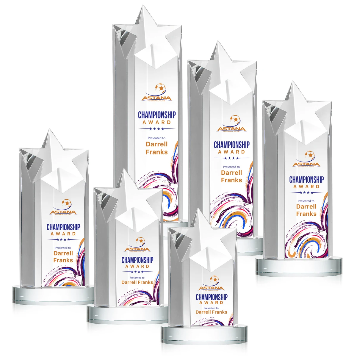 Berkeley VividPrint™ Award on Condor Base - Clear 1