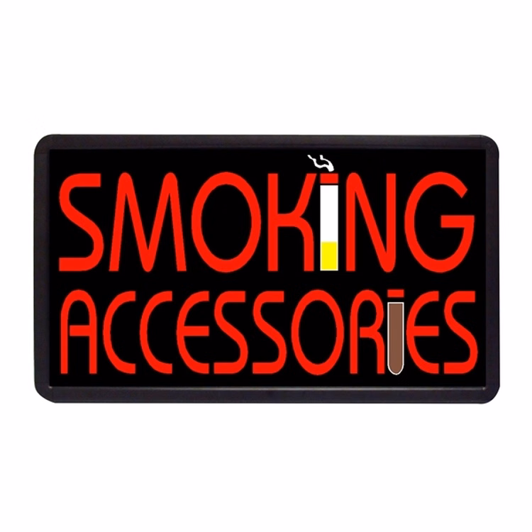 Smoking Access 13" x 24" Simulated Neon Sign