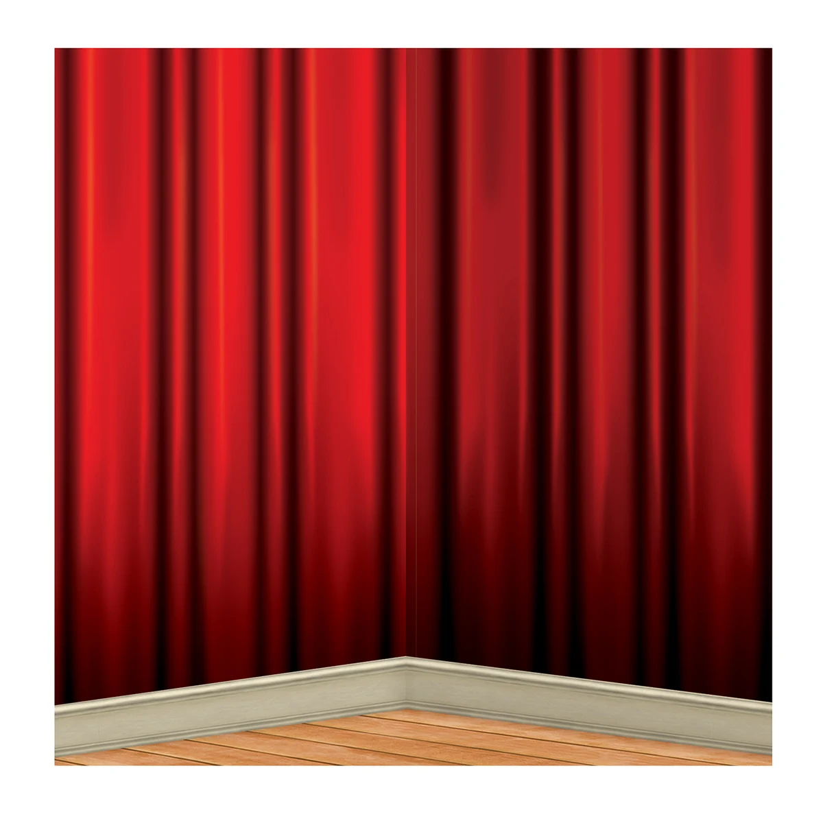 Red Curtain Backdrop 1