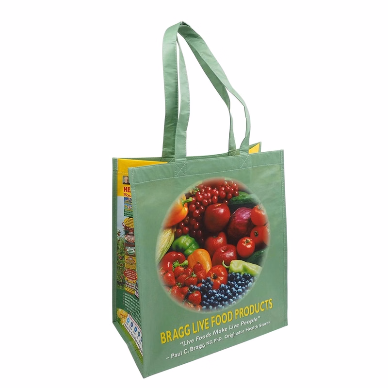 100% RPET Laminated Grocery Bag
