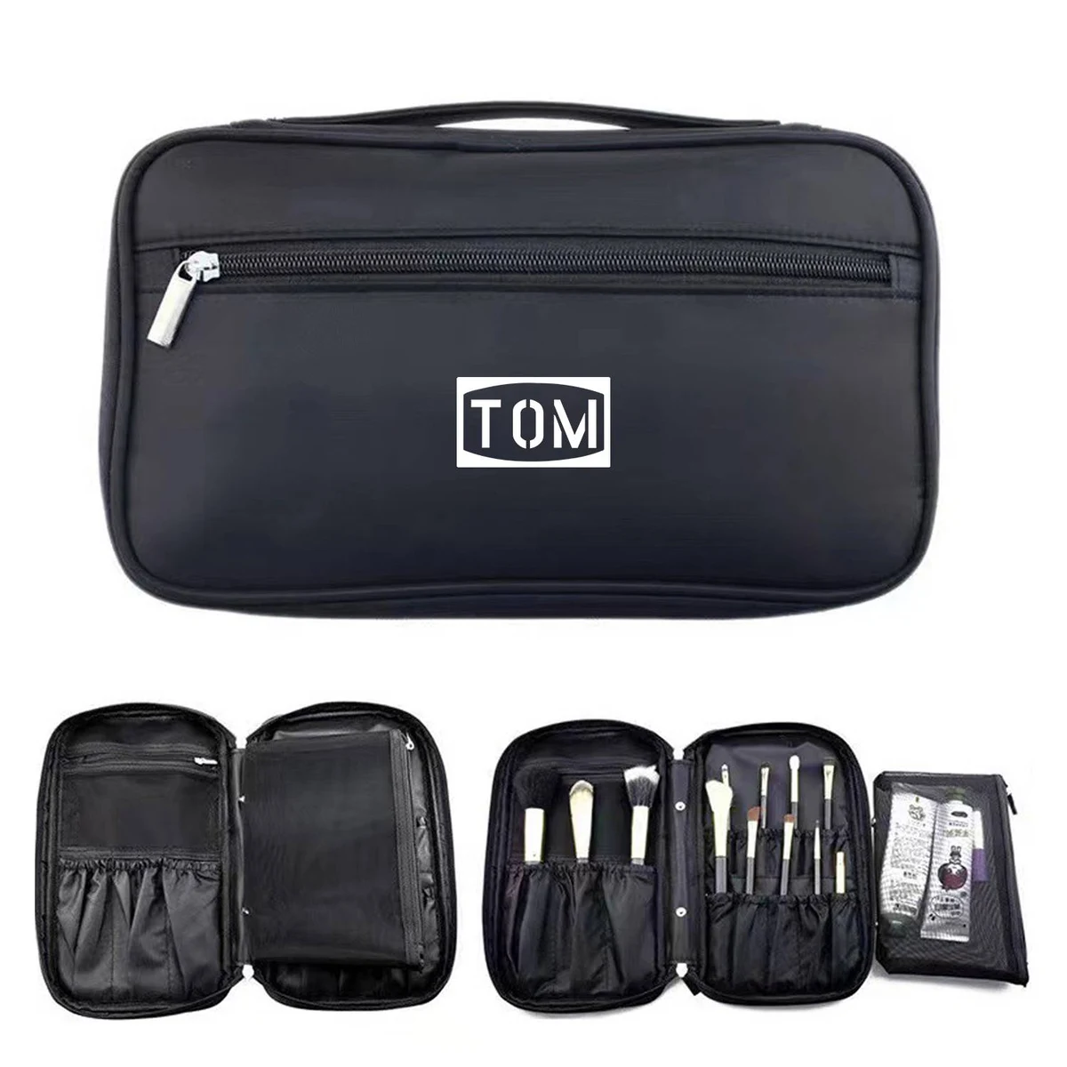Portable Travel Large Capacity Oxford Makeup Cosmetic Bag 1