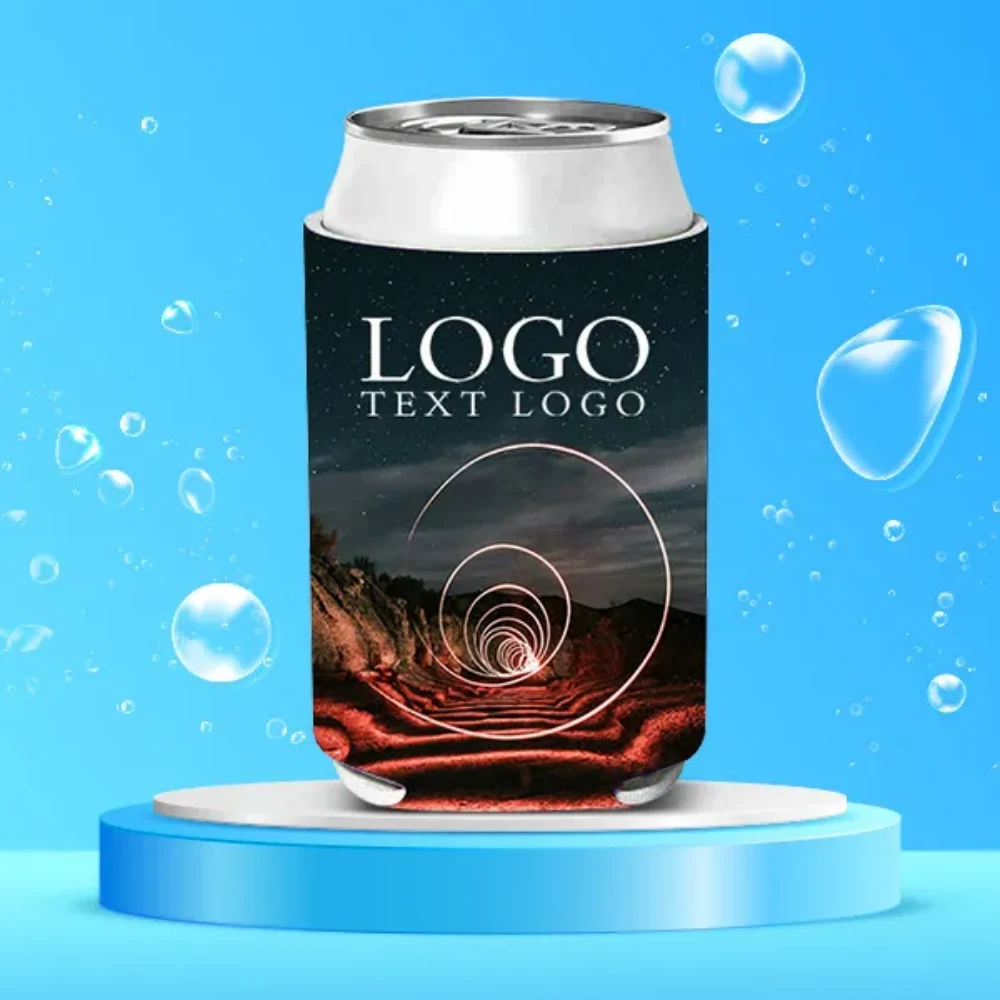 Full Color 12oz Neoprene Can Cooler 1