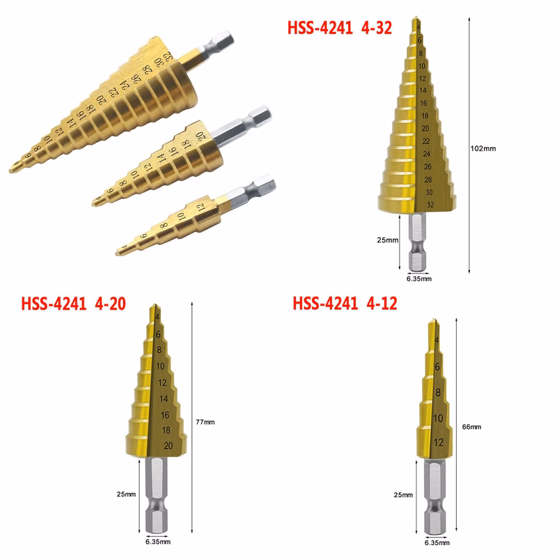 HSS Steel Step Drill Bits
