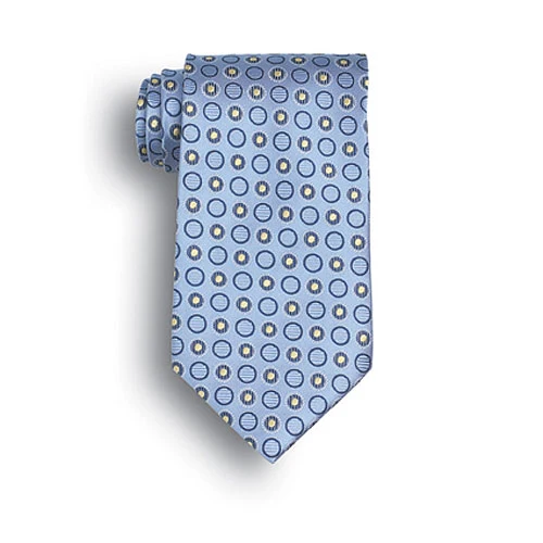 Discontinued - Light Blue Ellison Bay Woven Silk Tie 1