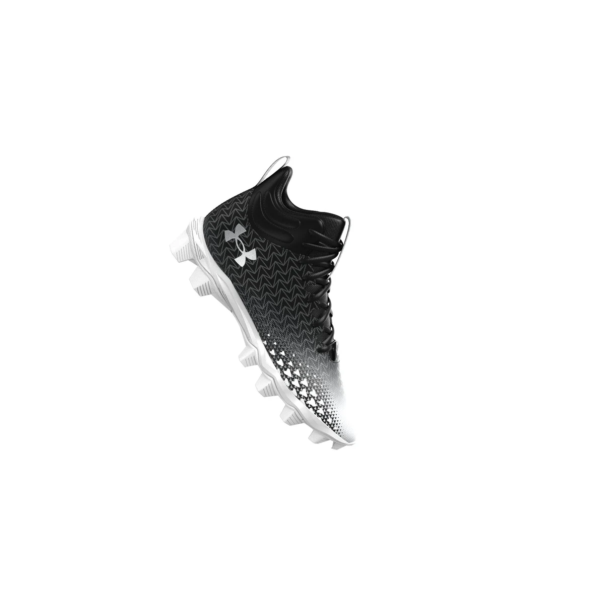 Boys' UA Spotlight Franchise 3 RM Wide Jr. Football Cleats 1