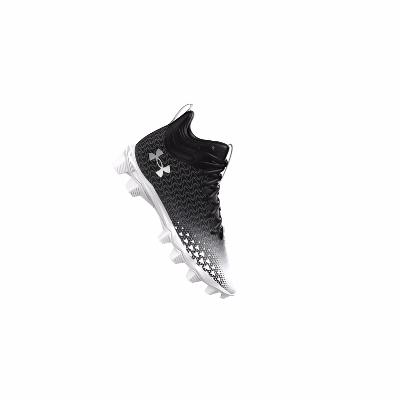 Boys' UA Spotlight Franchise 3 RM Wide Jr. Football Cleats 