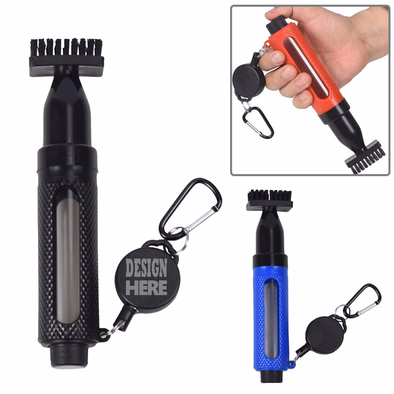 Golf Club Cleaning Brush With Water Spray