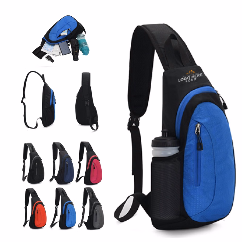 MOQ 500 Waterproof Nylon Sling Crossbody Backpack