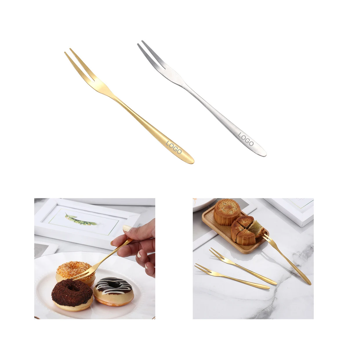 Stainless Steel Dessert Forks 1