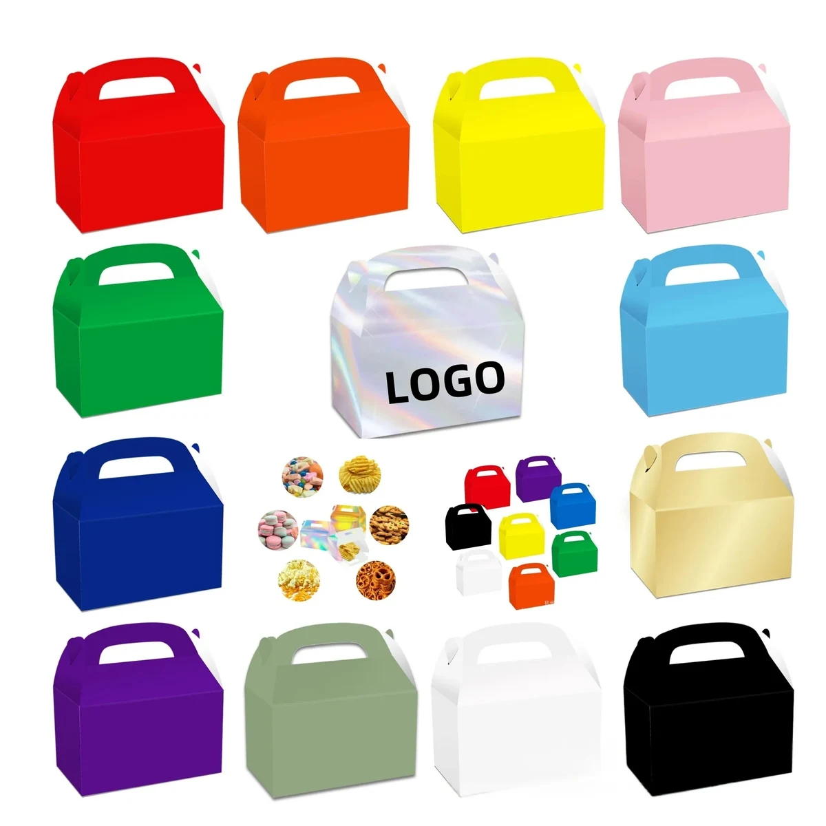 Solid Color Portable Storage Paper Box 1
