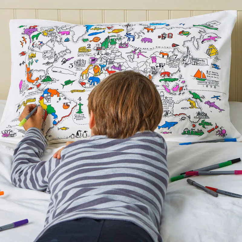 DIY Hand Painted Pillowcases
