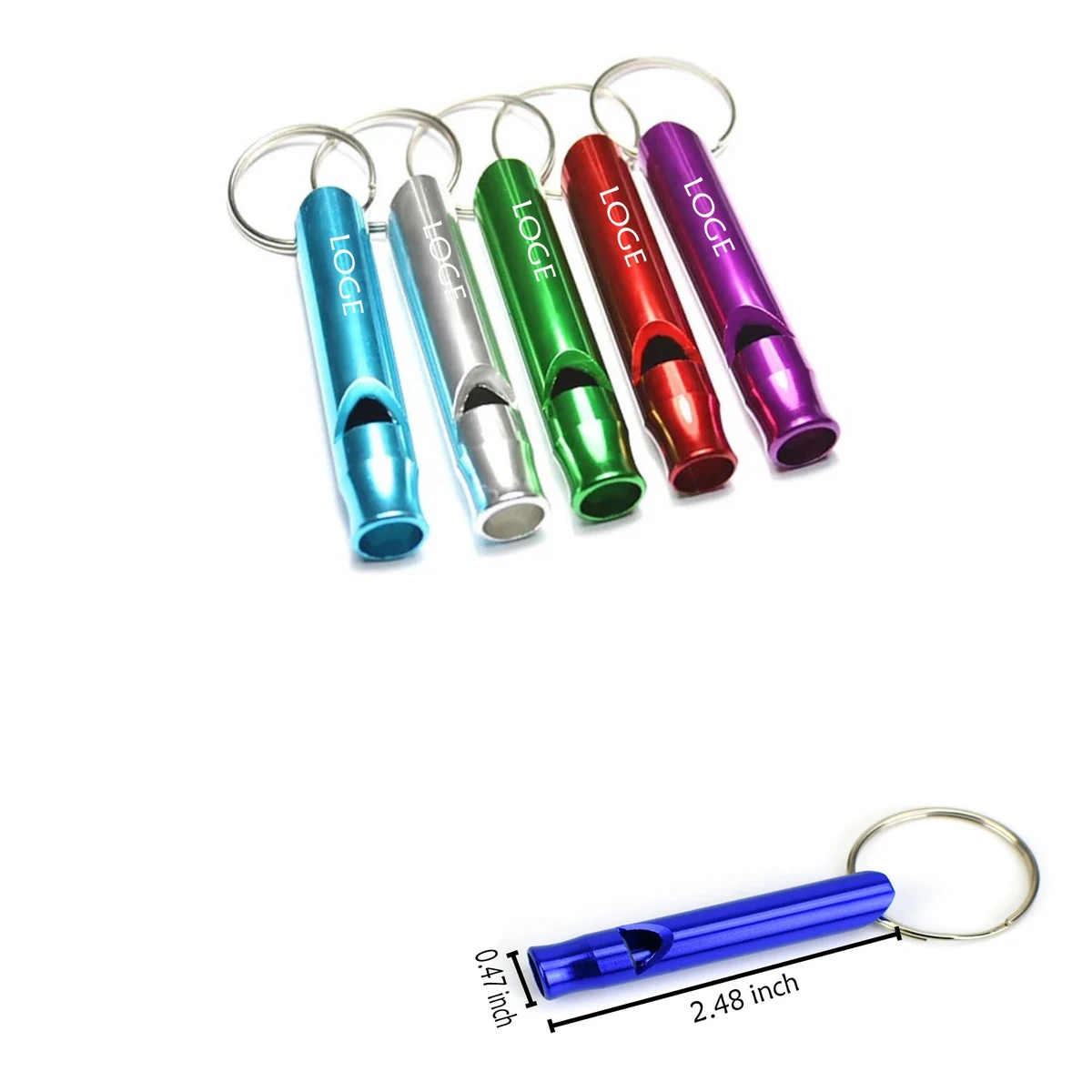 Whistle Key Ring MOQ 100pcs 1