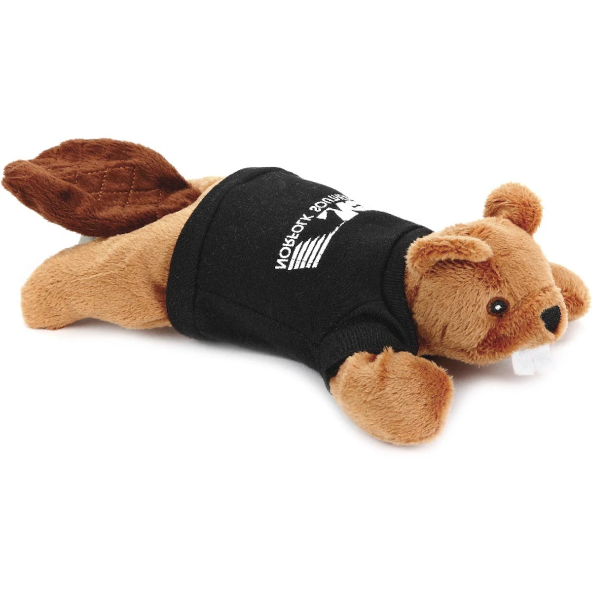 So Soft 8" Laying Beanie Animal- Beaver 1