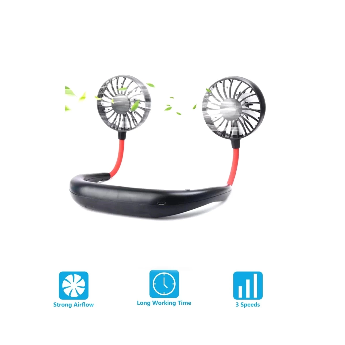 Adjustable Portable Neck Fan 1